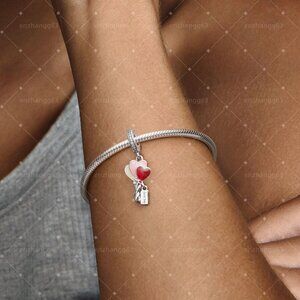 Pandora Happy Bday Balloon Dangle Charm